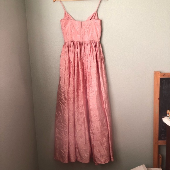 Vtg TD4 by Eletra blush Pink Party dress Juniors XS? See measurements 80s Retro - Picture 7 of 12